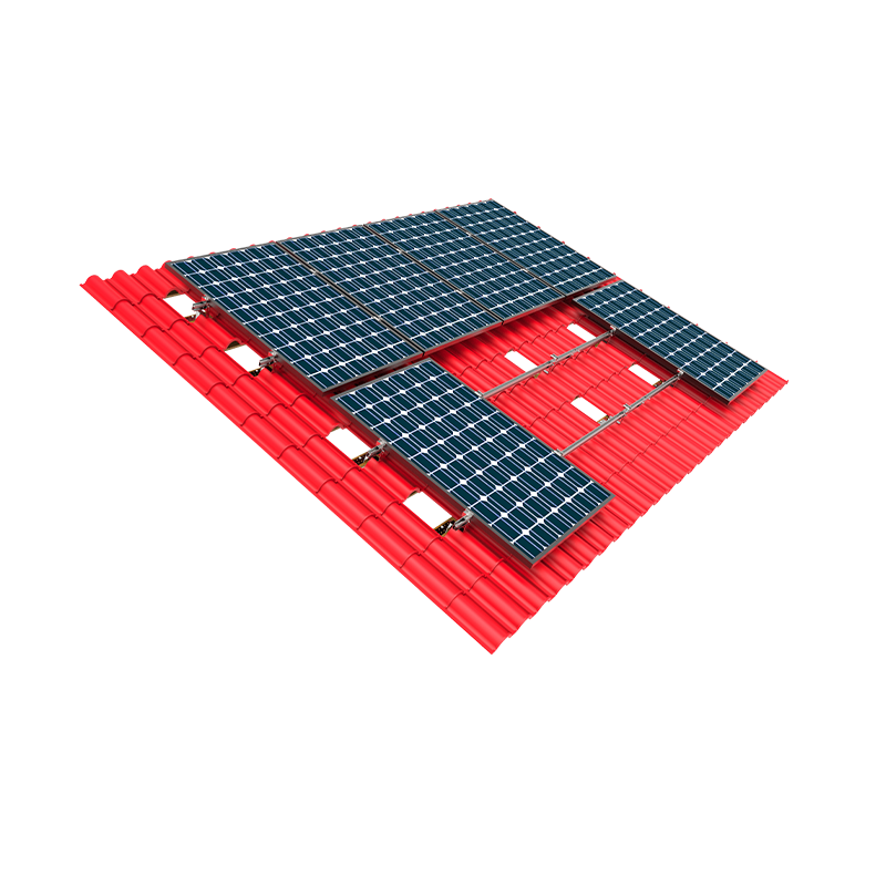 Jubin bumbung PV pemasangan